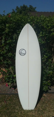 6'0" California "Big Dude" Groveler Shortboard